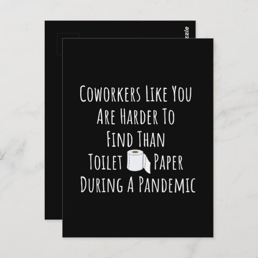 あなたのような同僚のコピーは~よりも見つけるのが難しい ポストカード (正面/裏面)