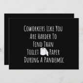 あなたのような同僚のコピーは～より見つけにくい 案内状 (正面/裏面)