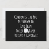 あなたのような同僚のコピーは～より見つけにくい 案内状 (正面)