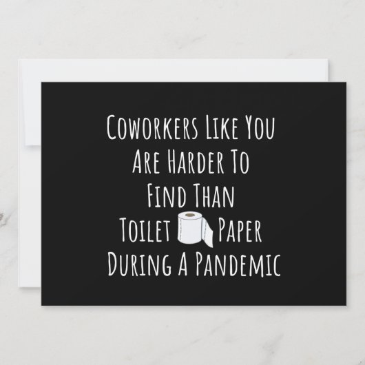 あなたのような同僚のコピーは～より見つけにくい 案内状 (正面)