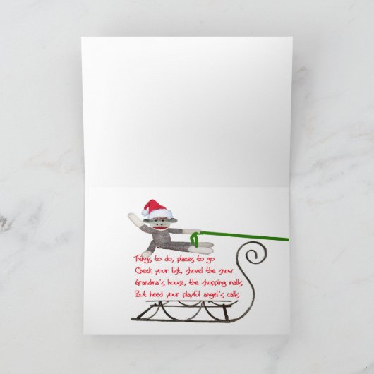 あなたのよくはしゃぐな天使に注意して下さい シーズンカード (内部)