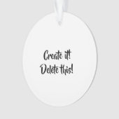 あなたのアクリルサークルオーナメント オーナメント (正面)