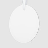 あなたのアクリルサークルオーナメント オーナメント (正面)