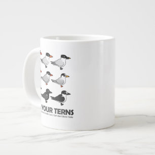 あなたのアジサシを知って下さい ジャンボコーヒーマグカップ