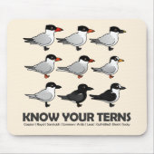 あなたのアジサシを知って下さい マウスパッド (正面)