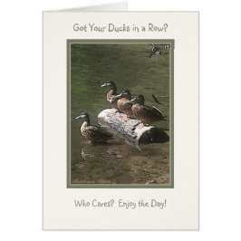 あなたのアヒルを続けて得ましたか。