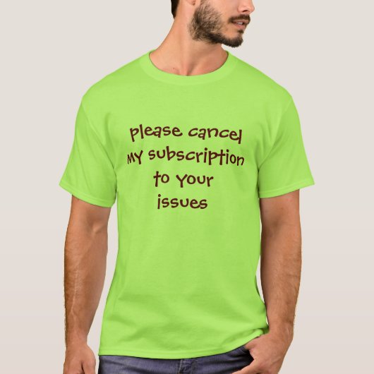あなたのイシュー Tシャツ (正面)