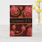 あなたのイタリアンなロマンスに考えることPensando Te カード (黄色い花)