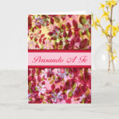 あなたのイタリアンな考えることPensando Te カード (黄色い花)