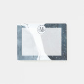 あなたのイニシャル|の隣接した抽象的概念を加えて下さい ポストイット (正面)