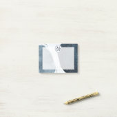 あなたのイニシャル|の隣接した抽象的概念を加えて下さい ポストイット (デスク上)