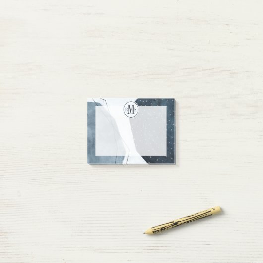 あなたのイニシャル|の隣接した抽象的概念を加えて下さい ポストイット (デスク上)