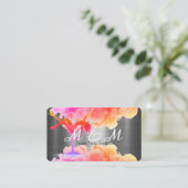 あなたのイベントのバーサービスプライベートパーティーバーテンダー 名刺 (スタンド正面)