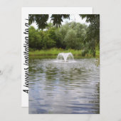 あなたのイベントへの参加を促すオープンハウス 招待状 (正面/裏面)