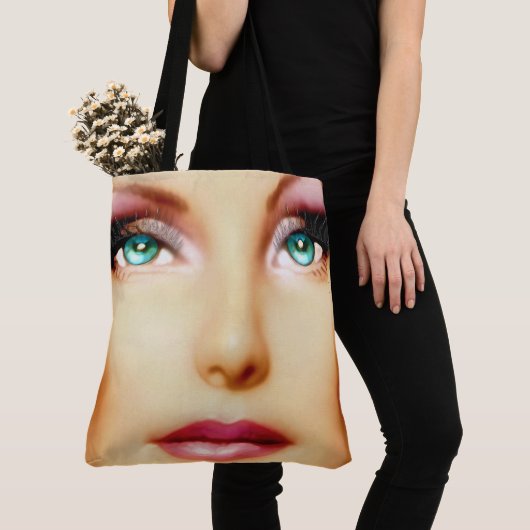 あなたのイメージのパーソナライズな写真をここに挿入して下さい トートバッグ (クローズアップ)