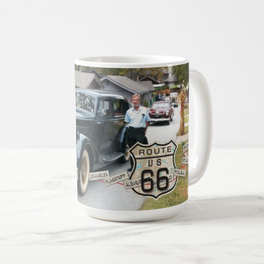 あなたのイメージのルート66のマグ コーヒーマグカップ (正面右)