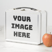 あなたのイメージヒアメラミンプレート メタルランチボックス (インサイチュ)