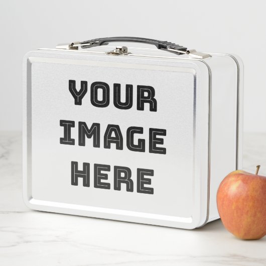 あなたのイメージヒアメラミンプレート メタルランチボックス (インサイチュ)