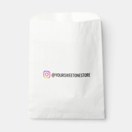あなたのインスタグラム名 ソーシャルメディアアイコン ブランド フェイバーバッグ