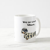 あなたのウインナー|ハロウィンのダックスフントを包んで下さい コーヒーマグカップ (正面右)