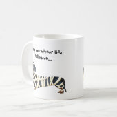 あなたのウインナー|ハロウィンのダックスフントを包んで下さい コーヒーマグカップ (正面左)