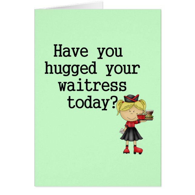 あなたのウェートレス抱き締められるあります (正面)