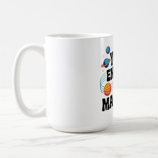 あなたのエネルギーは磁石 コーヒーマグカップ (左)