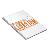 あなたのエネルギーは贅沢品です ノートブック (右側)