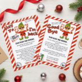 あなたのエルフからのクリスマスプレゼント, クリスマスエルフ到着の手紙 招待状