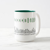 あなたのエルフの名前のマグカップとは? ツートーンマグカップ (正面右)