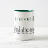 あなたのエルフの名前のマグカップとは? ツートーンマグカップ (中央)