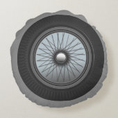 あなたのエンジンのタイヤの枕を始めて下さい ラウンドクッション (裏面)