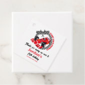 あなたのエンジンを開始レッドレースカー任意の年齢ありがとう フェイバータグ (インサイチュ)