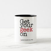 あなたのオタクを得て下さい ツートーンマグカップ (中央)