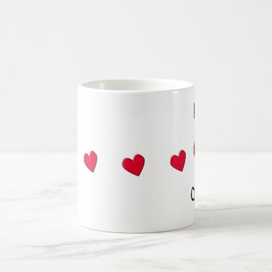 あなたのオバマサポートマグを示して下さい コーヒーマグカップ (中央)