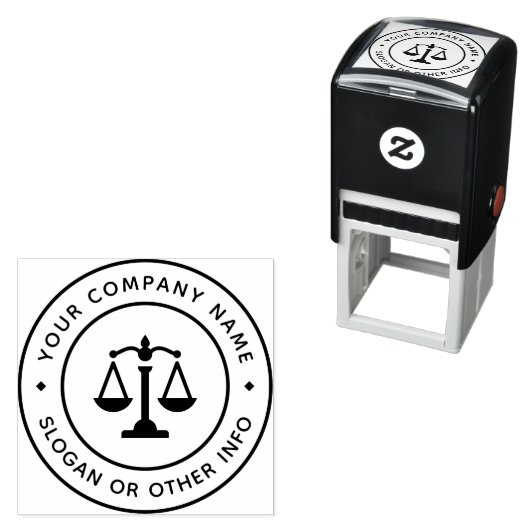 あなたのオフィスロゴ | 弁護士の天秤 セルフインキングスタンプ (インサイチュ)