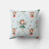 あなたのオリジナルのホリデーを作ろう フェアリー ブルー クッション (裏面)