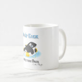 あなたのオルカのクジラが浮くもの コーヒーマグカップ (正面右)