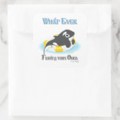 あなたのオルカのクジラが浮くもの スクエアシール (バッグ)