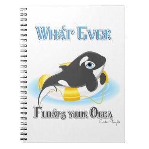 あなたのオルカのクジラが浮くもの ノートブック