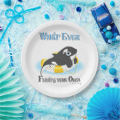 あなたのオルカのクジラが浮くもの ペーパープレート (パーティー)