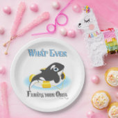 あなたのオルカのクジラが浮くもの ペーパープレート (パーティー)