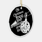 あなたのオーナメントは歴史である | 両面 セラミックオーナメント (右)