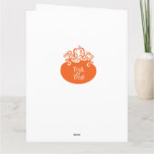 あなたのカスタムで大きい挨拶状 カード (裏面)