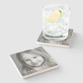 あなたのカスタムなイメージ ストーンコースター (横)