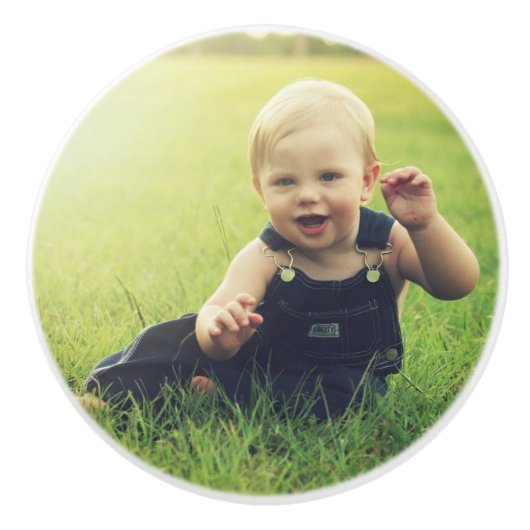 あなたのカスタムな写真 セラミックノブ (正面)