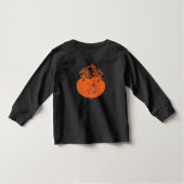 あなたのカスタムな幼児の長袖のTシャツ ベビーTシャツ (裏面)