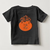 あなたのカスタムな幼児の長袖のTシャツ ベビーTシャツ (裏面)