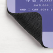 あなたのカスタムな提督64のデザインを要求して下さい マウスパッド (コーナー)