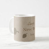 あなたのカスタムな誕生日記念日のベビーのマグ コーヒーマグカップ (正面左)